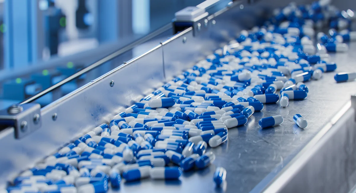 A pharmaceutical production line