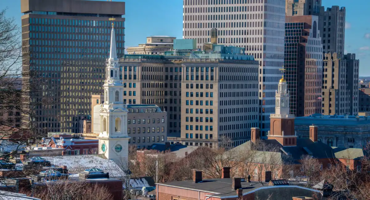 Providence city skyline
