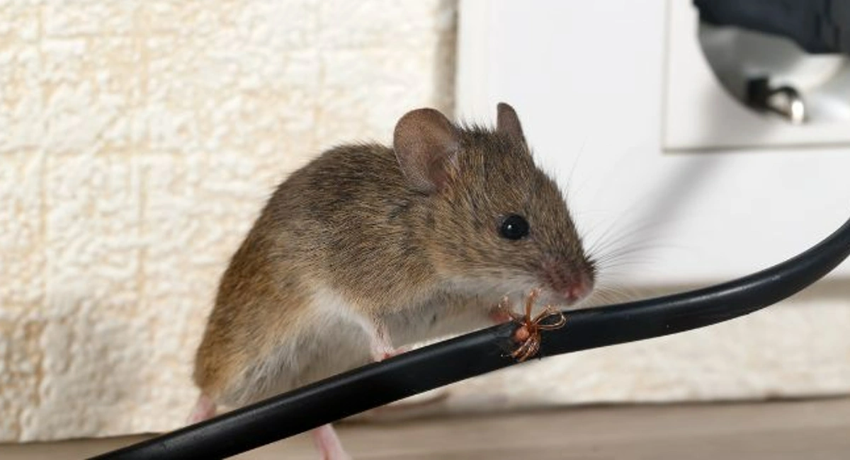Mouse eating cable