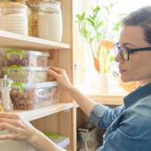 woman in pantry